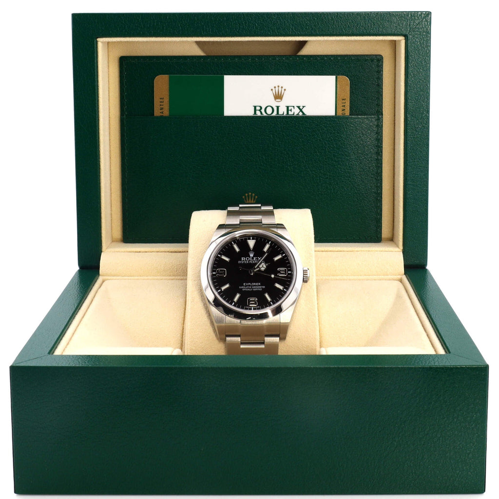 Oyster Perpetual Explorer Automatic Watch Stainless Steel 39