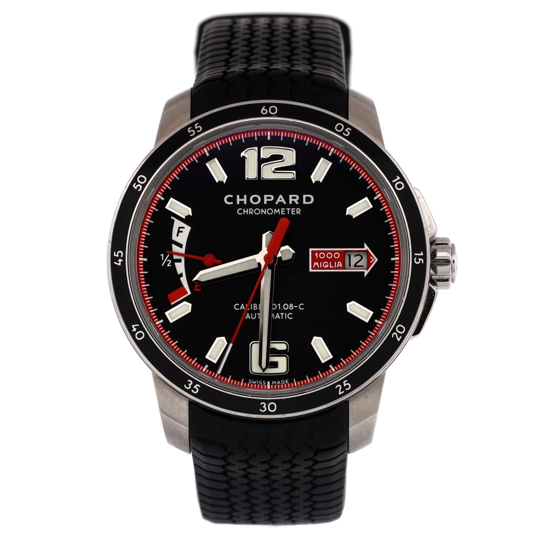 Mille Miglia GTS Automatic Watch Stainless Steel and Rubber 43
