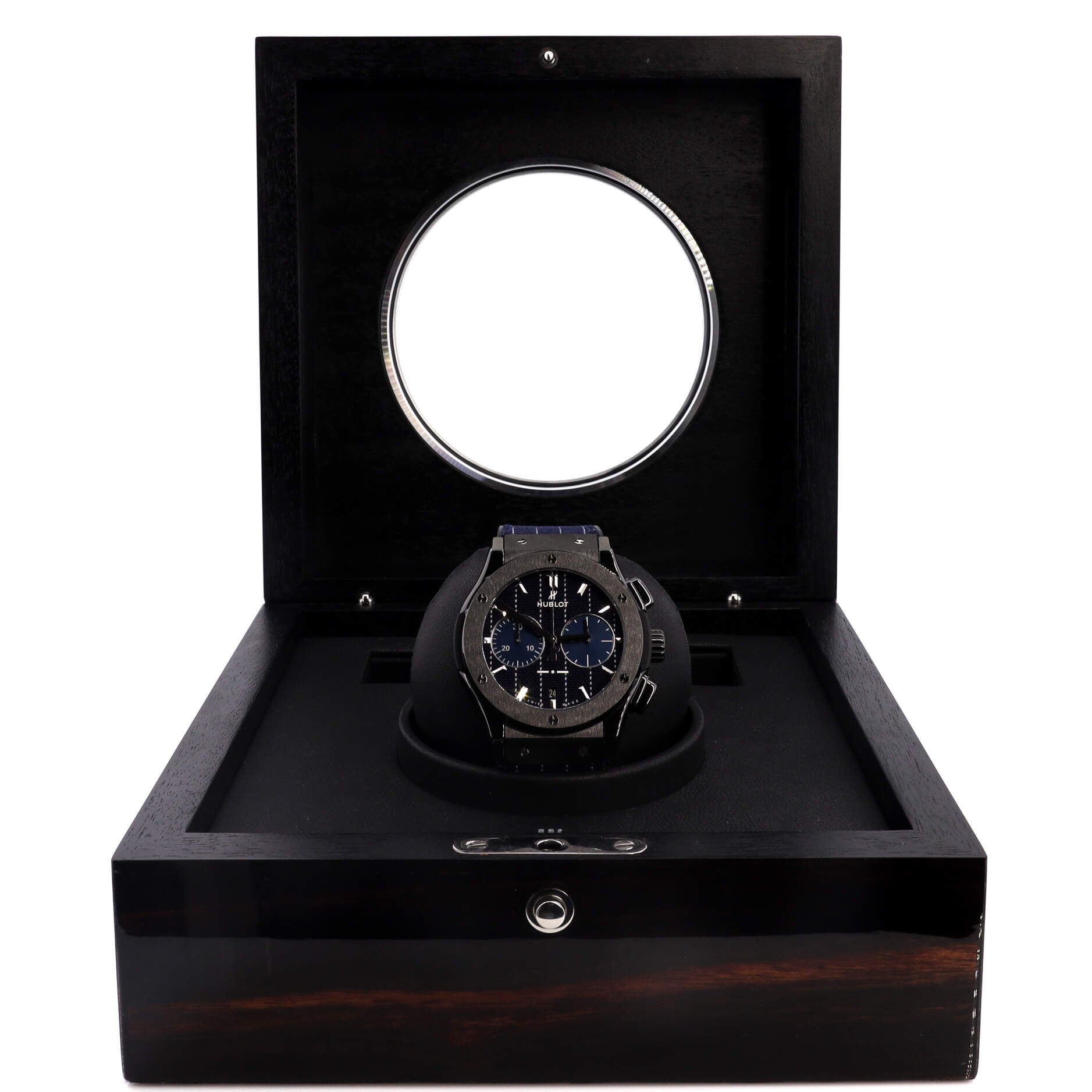 Classic Fusion Chronograph Limited Edition Italia Independent Automatic Watch Ceramic and Fabric 45