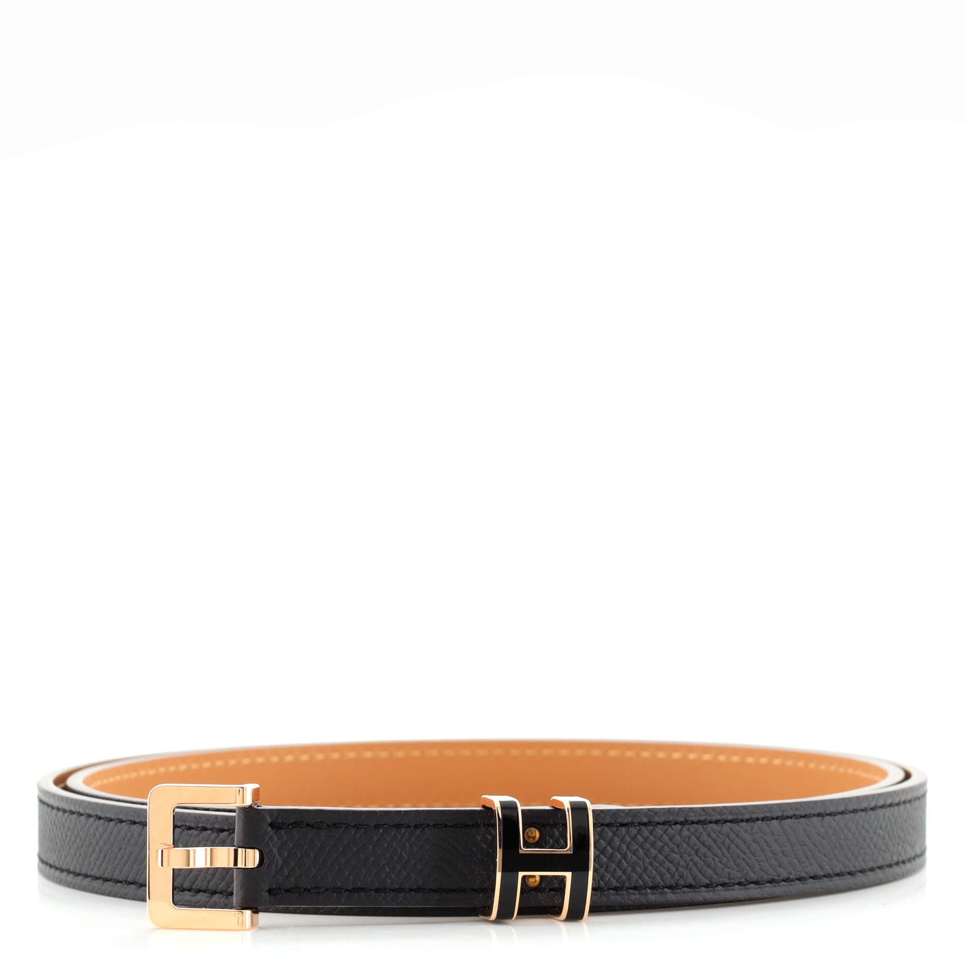 Pop H Belt Leather Thin 85