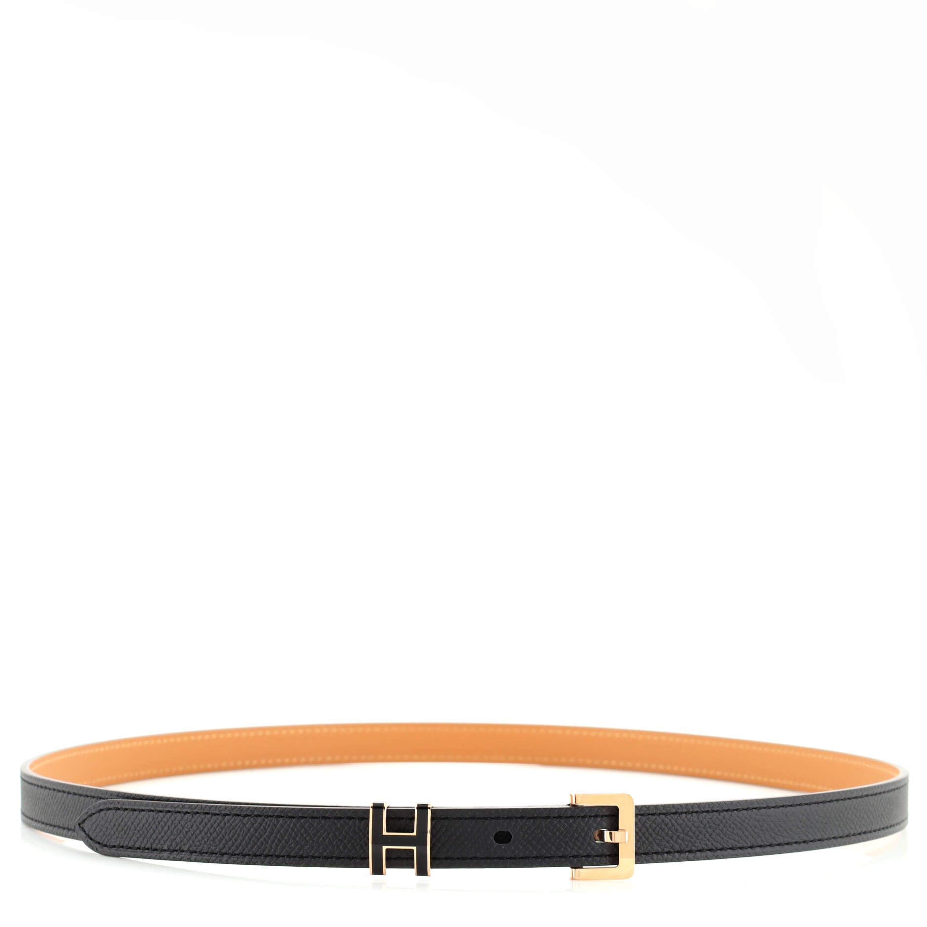 Pop H Belt Leather Thin 85