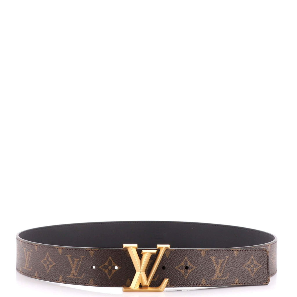 LV Pyramide Reversible Belt Monogram Canvas and Leather Wide 95