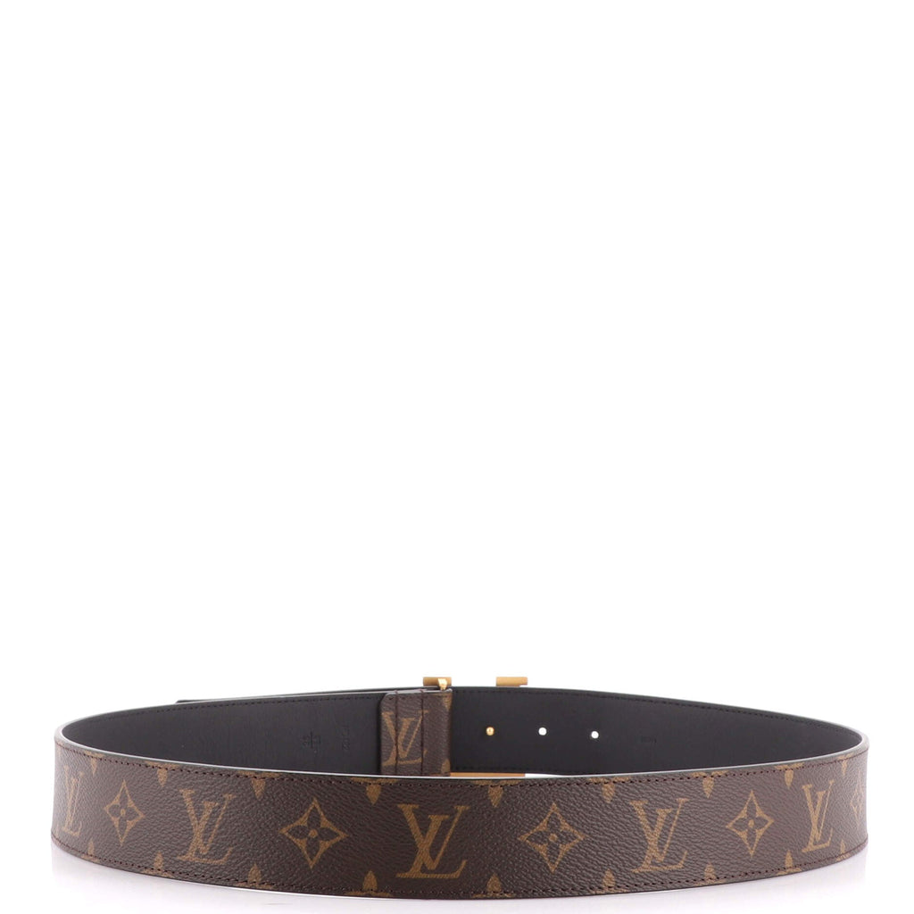 LV Pyramide Reversible Belt Monogram Canvas and Leather Wide 95