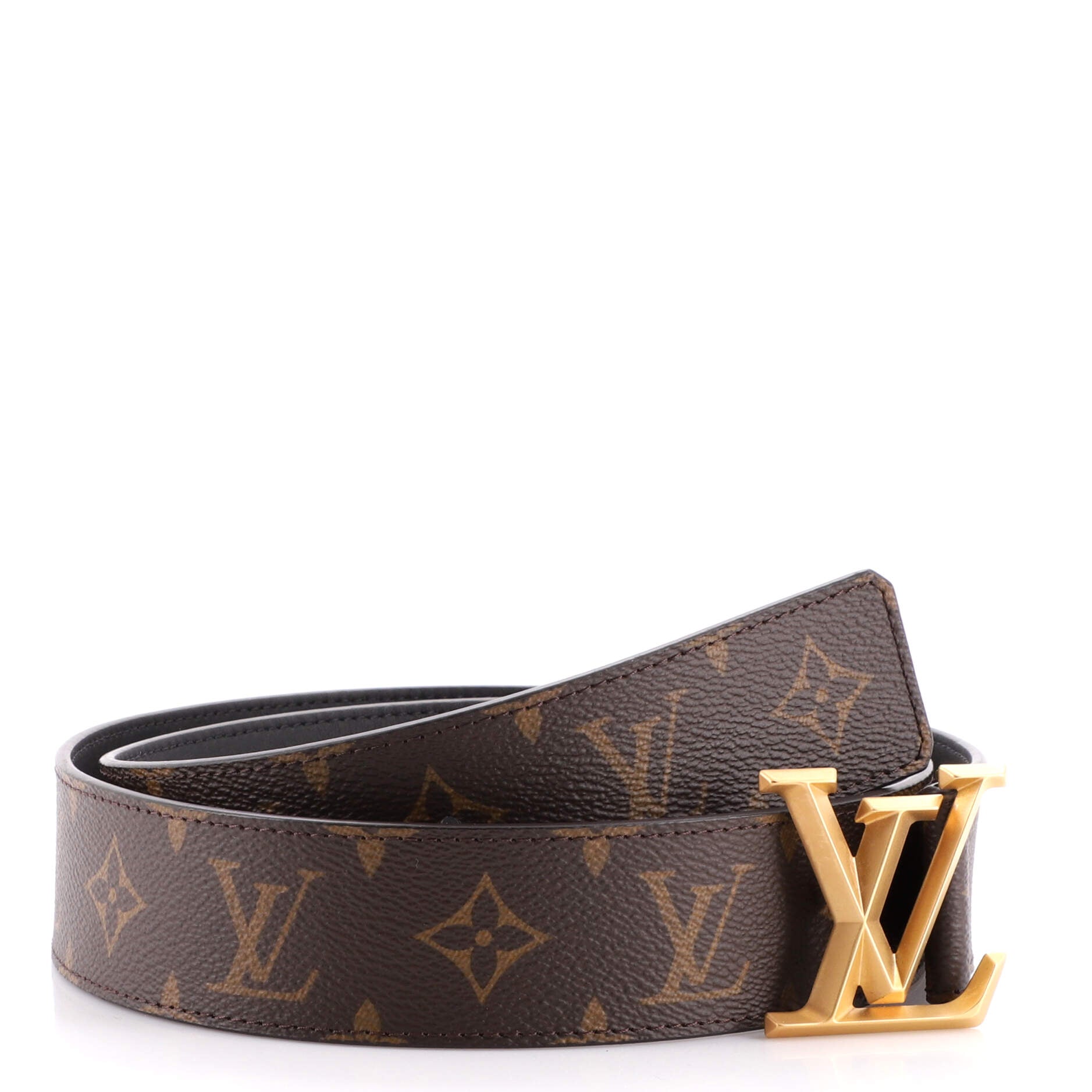 LV Pyramide Reversible Belt Monogram Canvas and Leather Wide 95