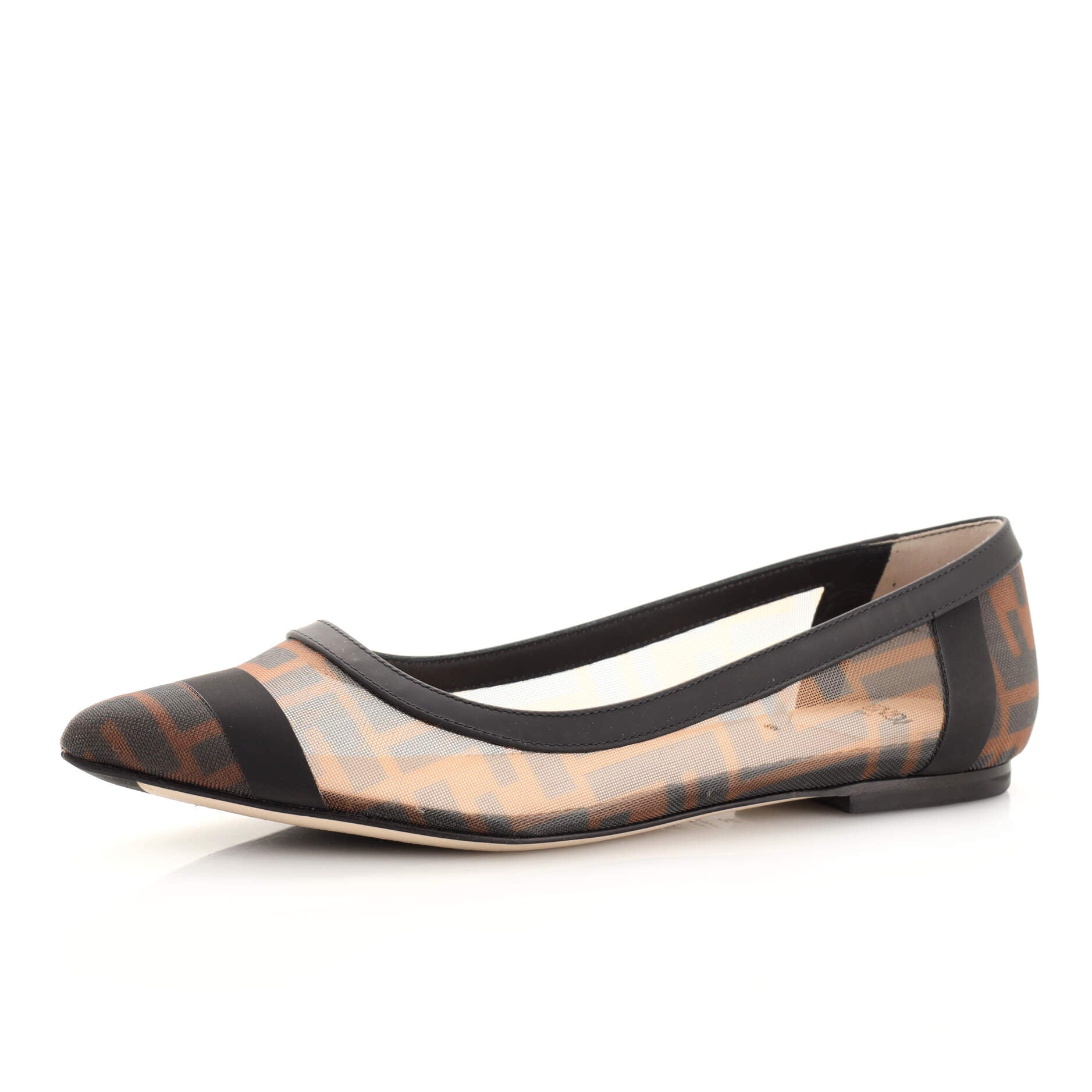Women's Skimmer Ballerina Flats Zucca Mesh