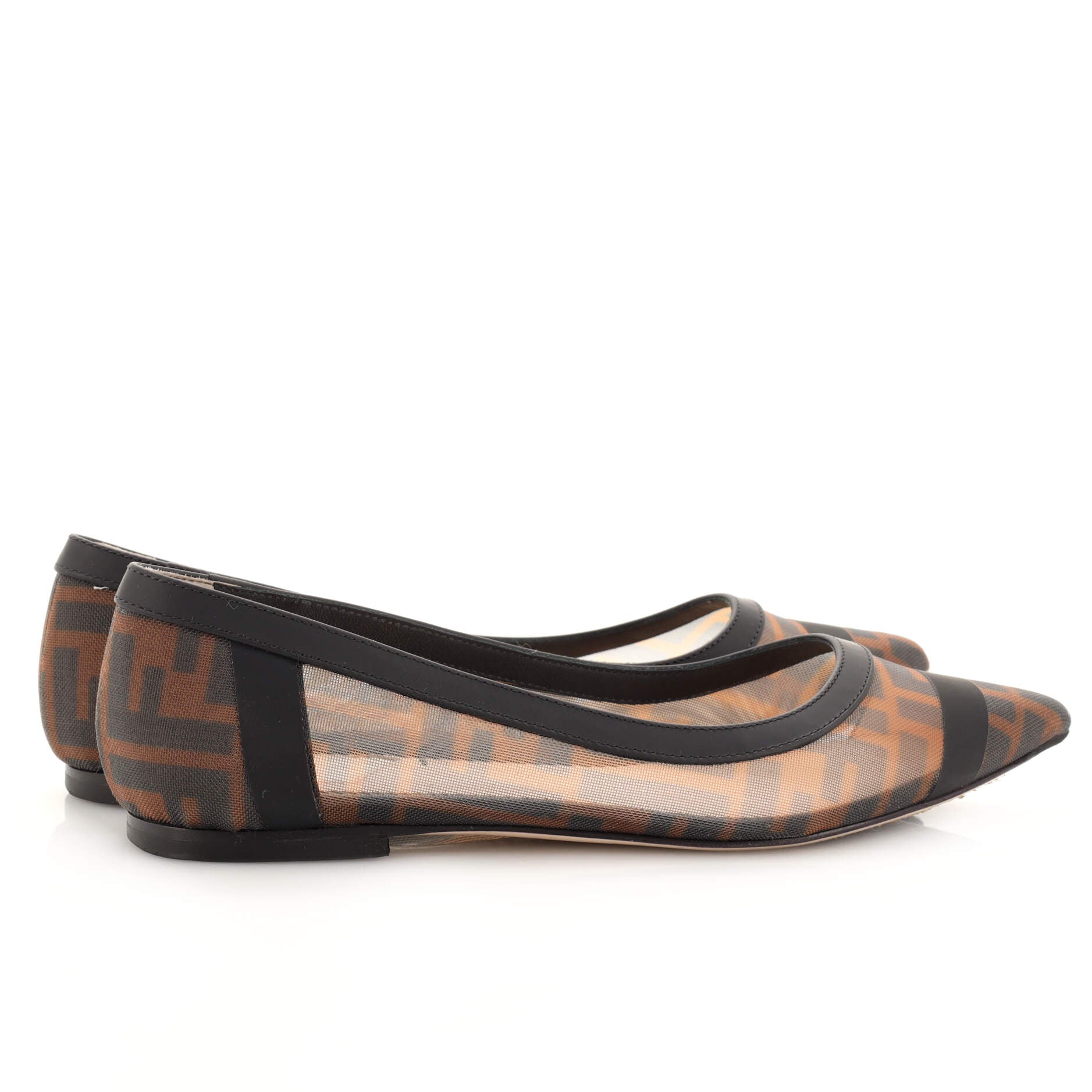 Women's Skimmer Ballerina Flats Zucca Mesh