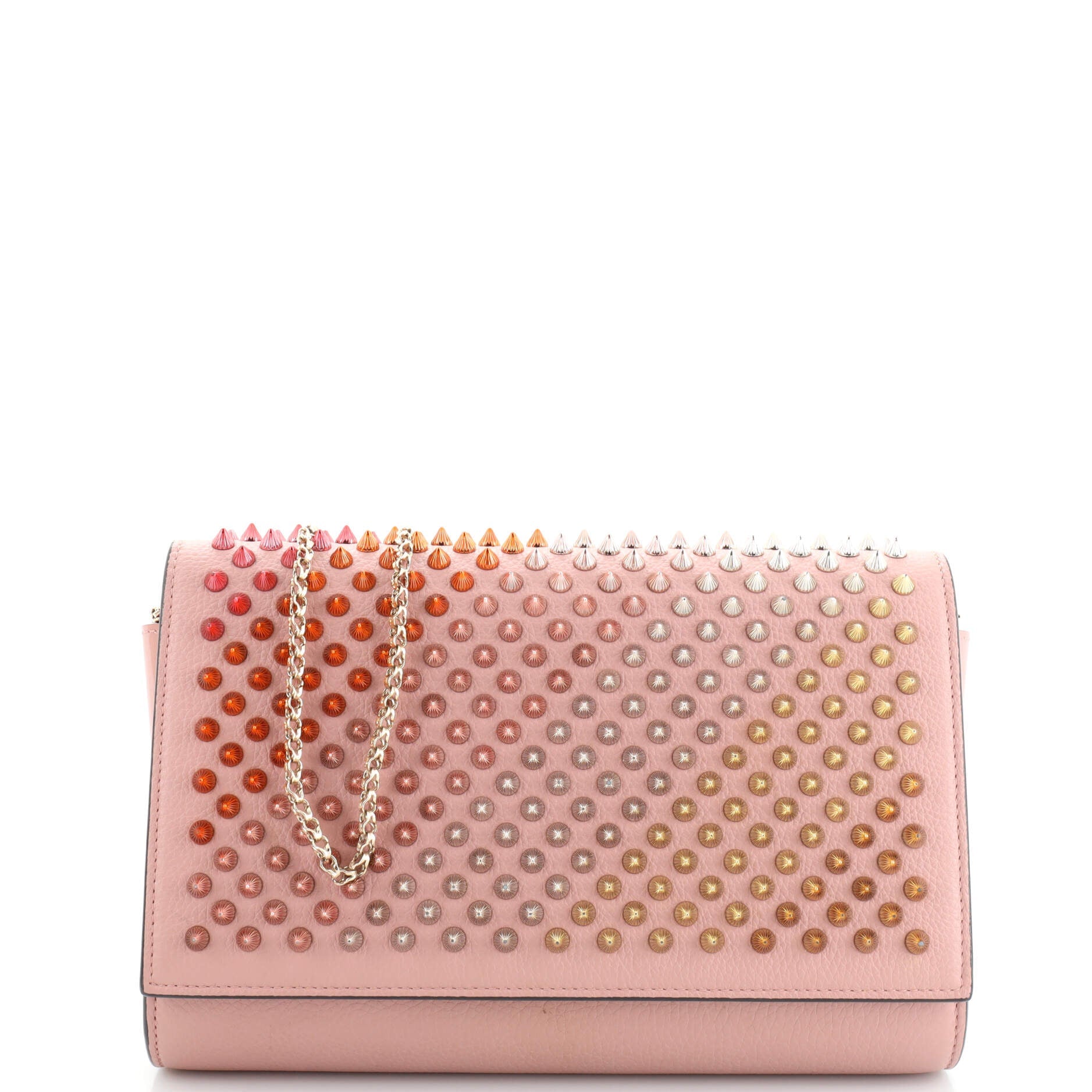 Paloma Clutch Spiked Leather