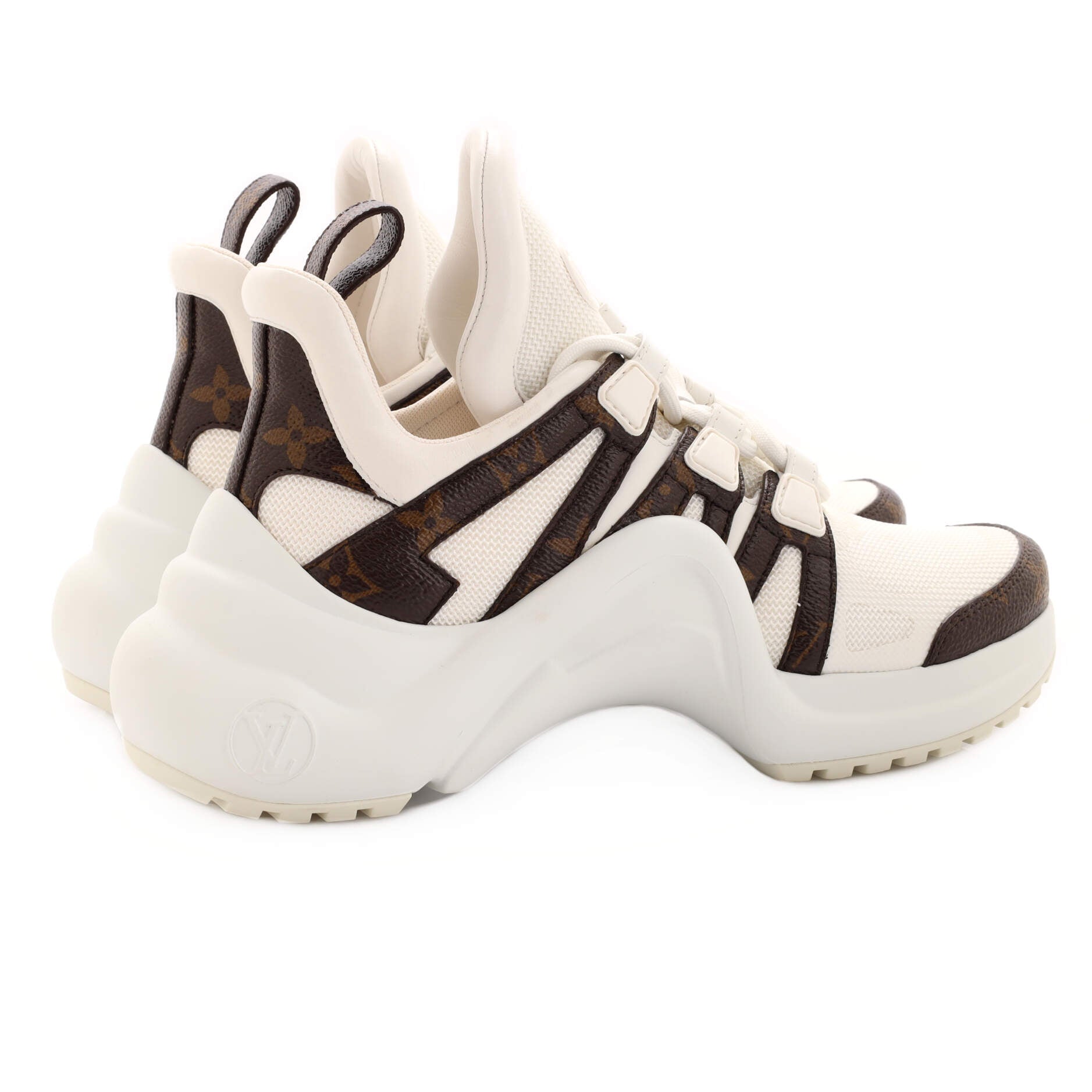 Women's LV Archlight Sneakers Mesh and Monogram Coated Canvas