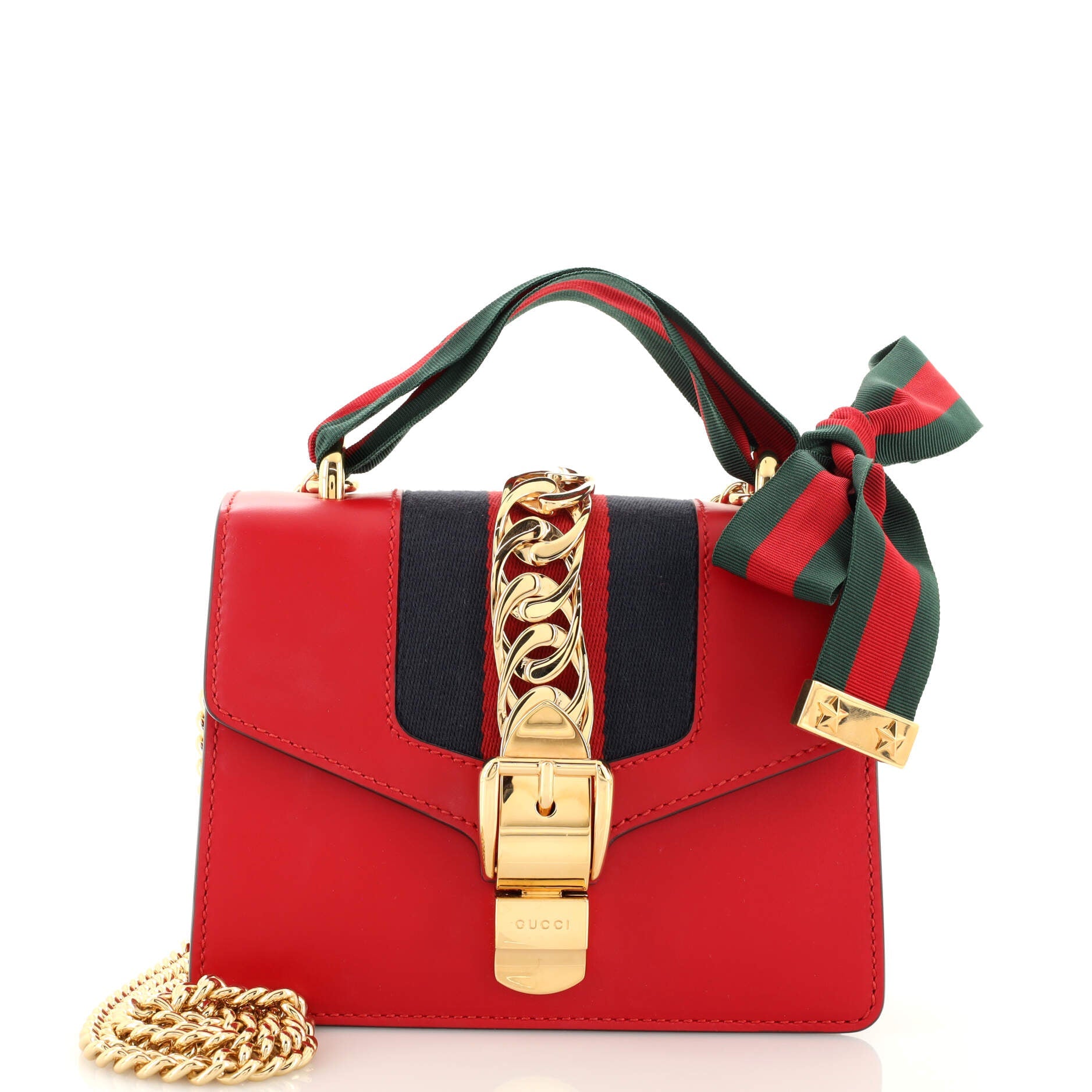 Sylvie Chain Shoulder Bag Leather Mini