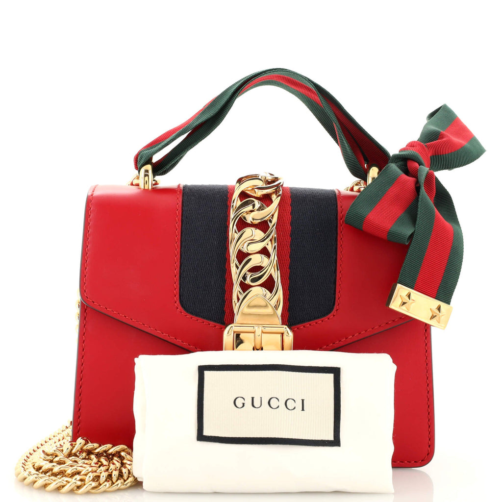 Sylvie Chain Shoulder Bag Leather Mini