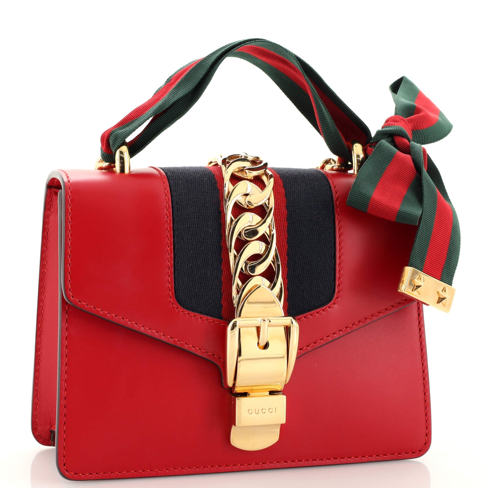 Sylvie Chain Shoulder Bag Leather Mini