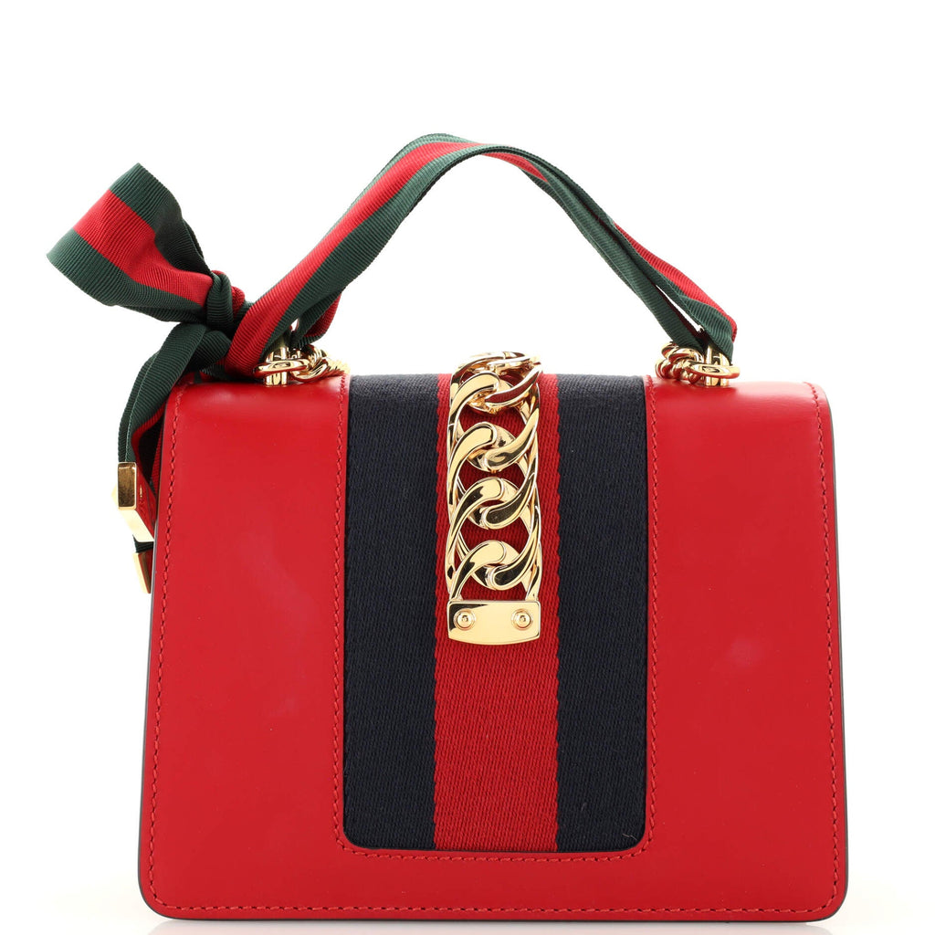 Sylvie Chain Shoulder Bag Leather Mini
