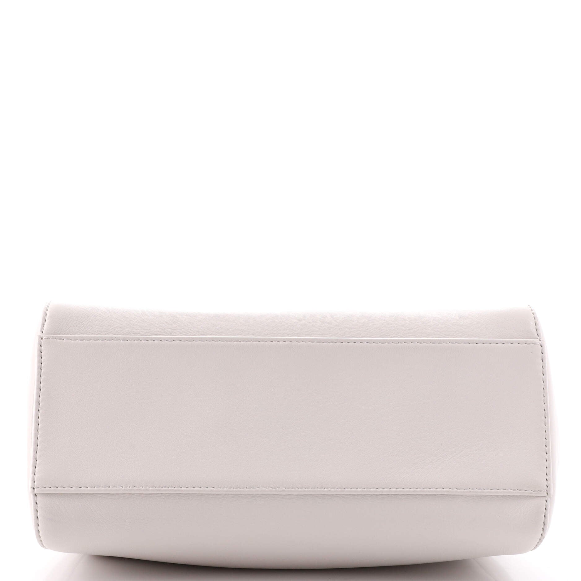 Peekaboo Bag Leather with Python Mini