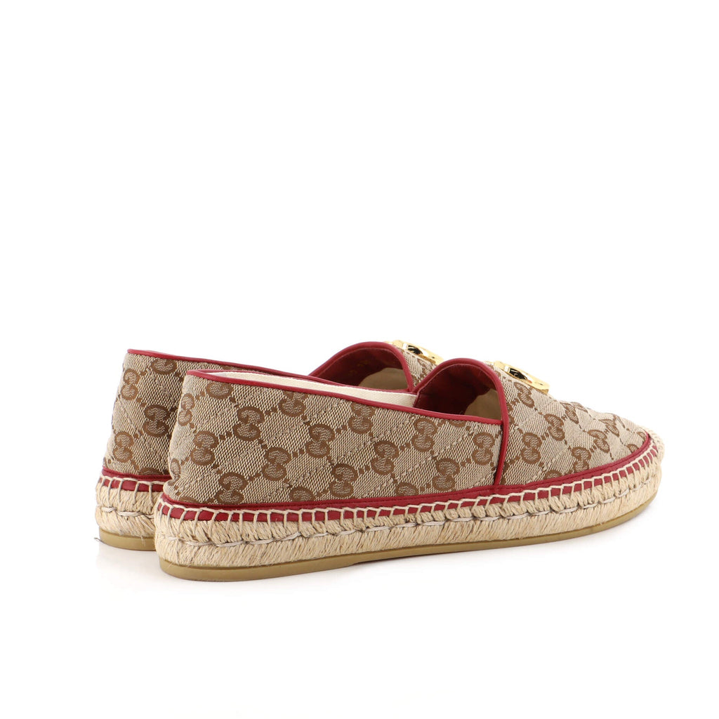 Women's GG Marmont Espadrilles Diagonal Quilted GG Canvas