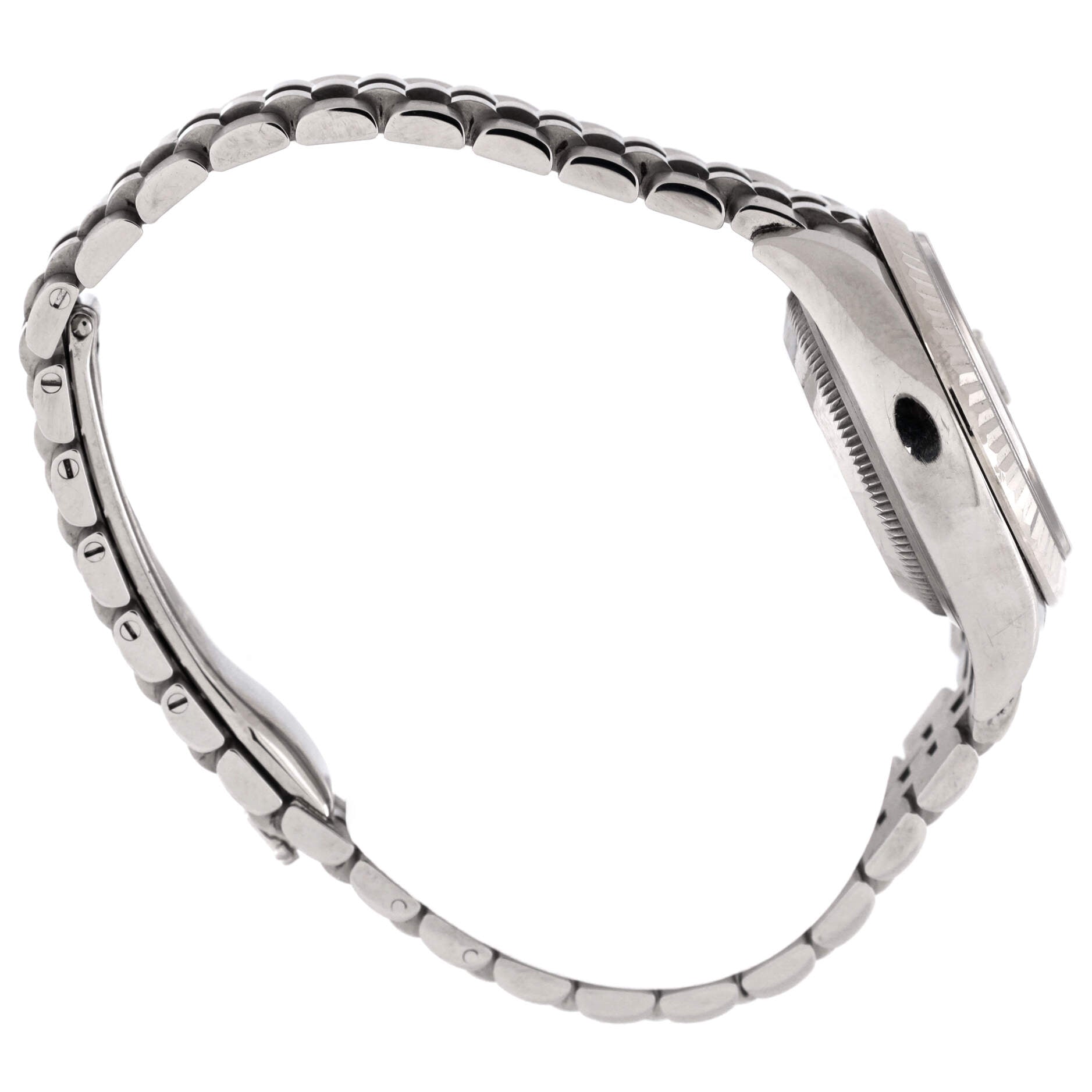 Oyster Perpetual Datejust Automatic Watch Stainless Steel and White Gold 28