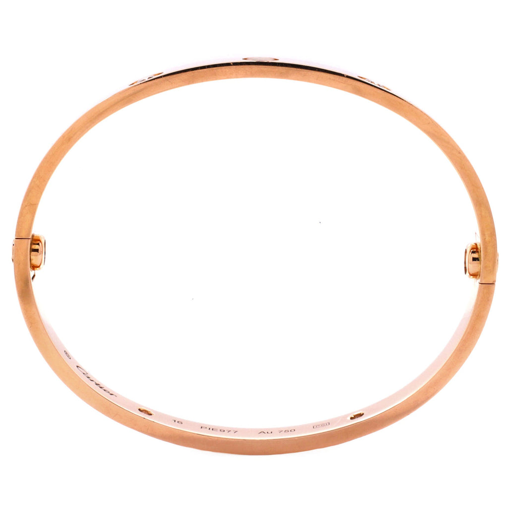 Love 4 Diamond Bracelet 18K Rose Gold with Diamonds
