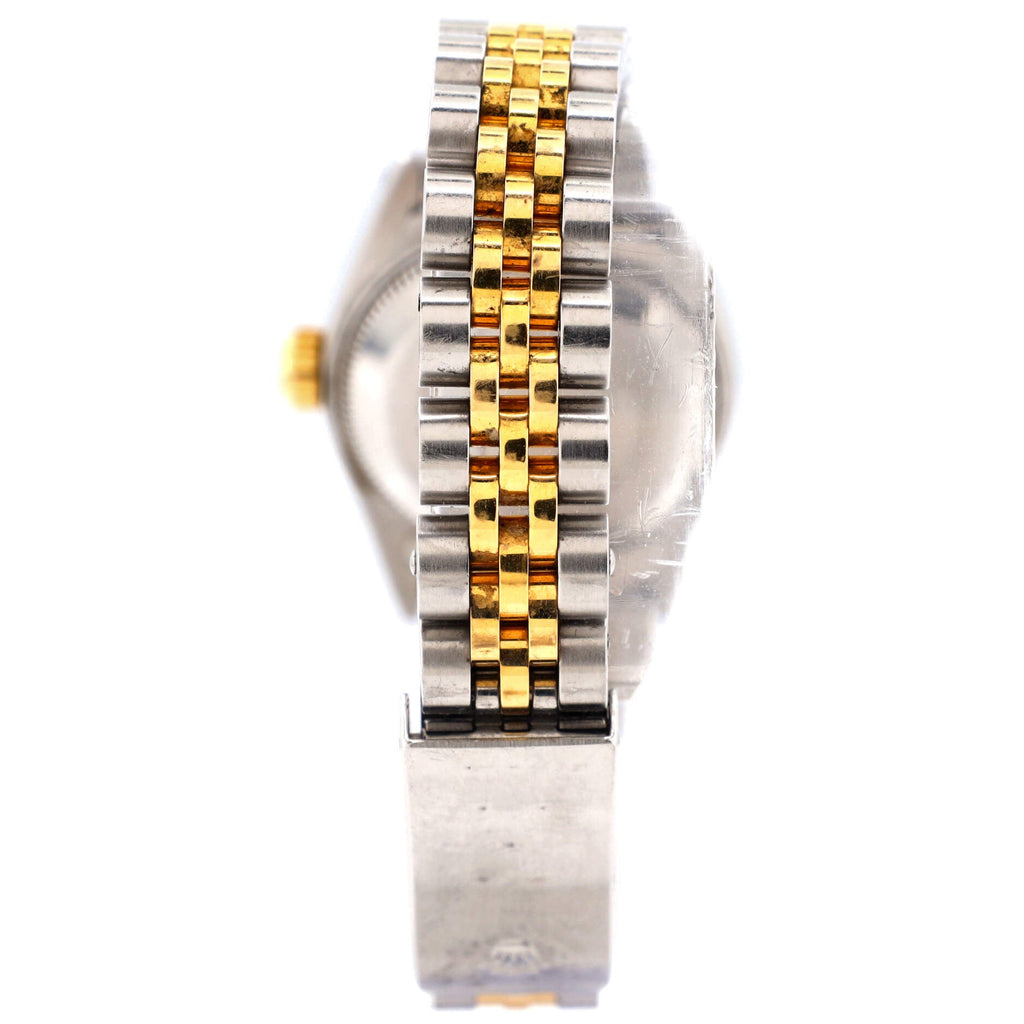 Oyster Perpetual Datejust Automatic Watch Stainless Steel and Yellow Gold with Diamond Markers 26