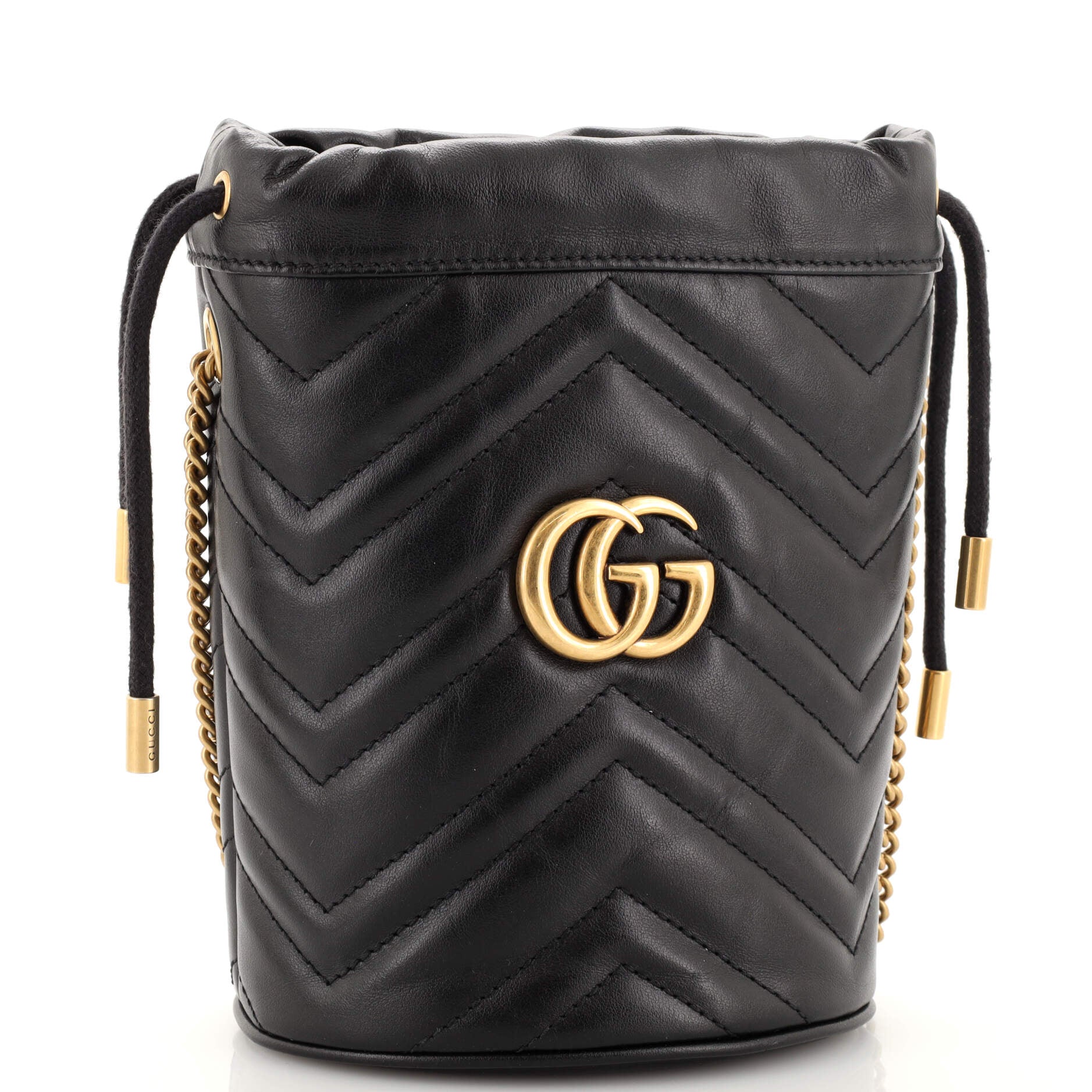 GG Marmont Bucket Bag Matelasse Leather Mini
