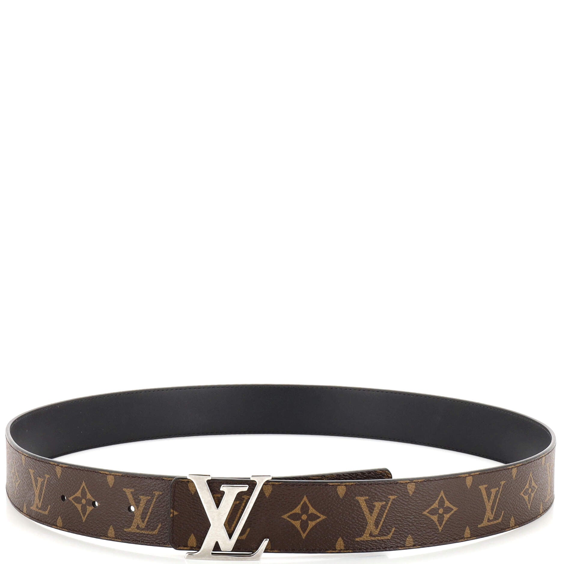 LV Initiales Reversible Belt Monogram Canvas and Leather Wide 105