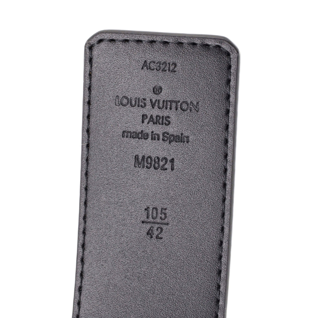 LV Initiales Reversible Belt Monogram Canvas and Leather Wide 105