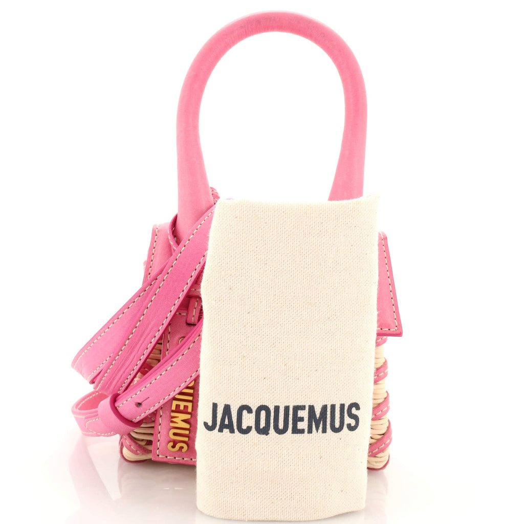 Le Chiquito Osier Bag Raffia and Leather Mini