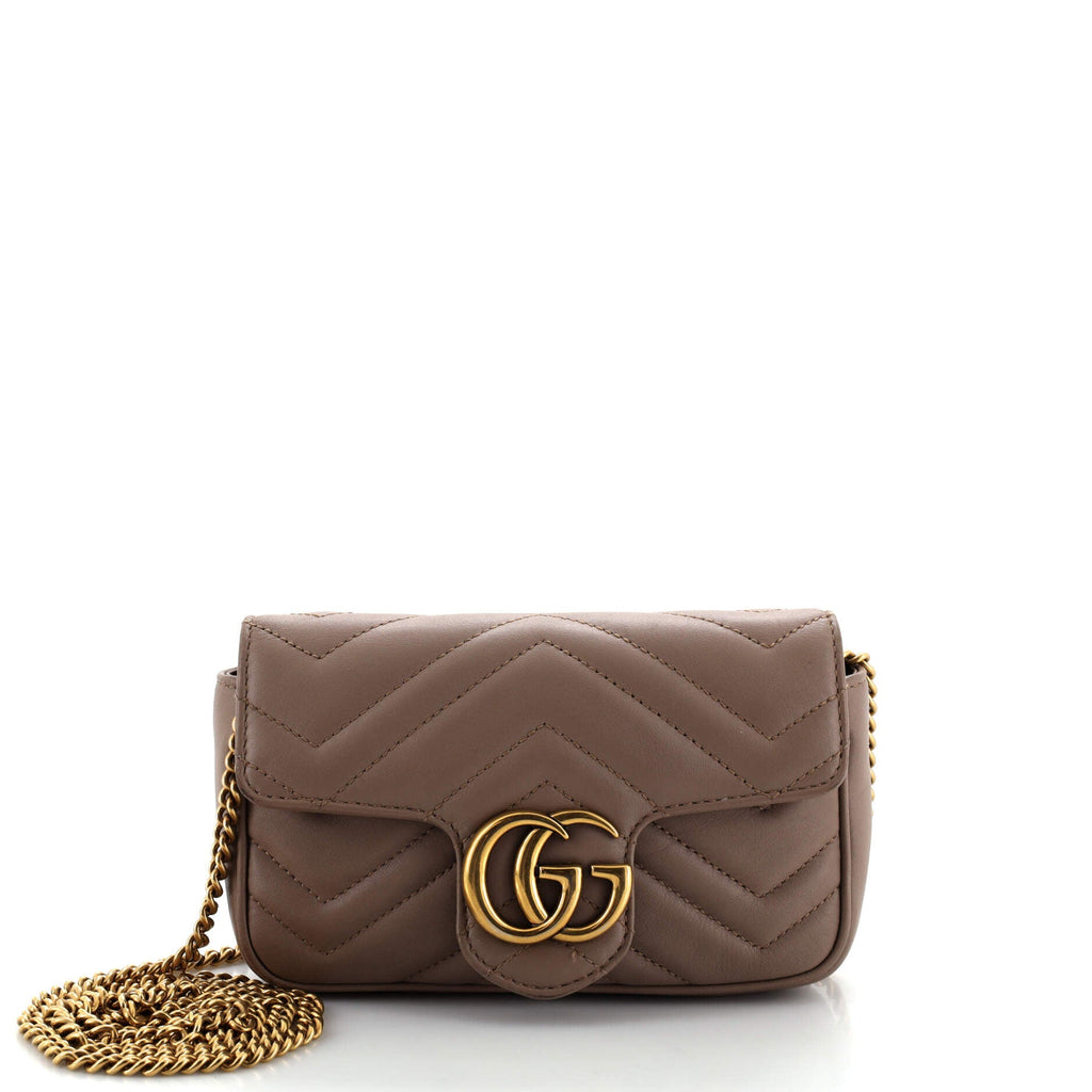 GG Marmont Flap Bag Matelasse Leather Super Mini