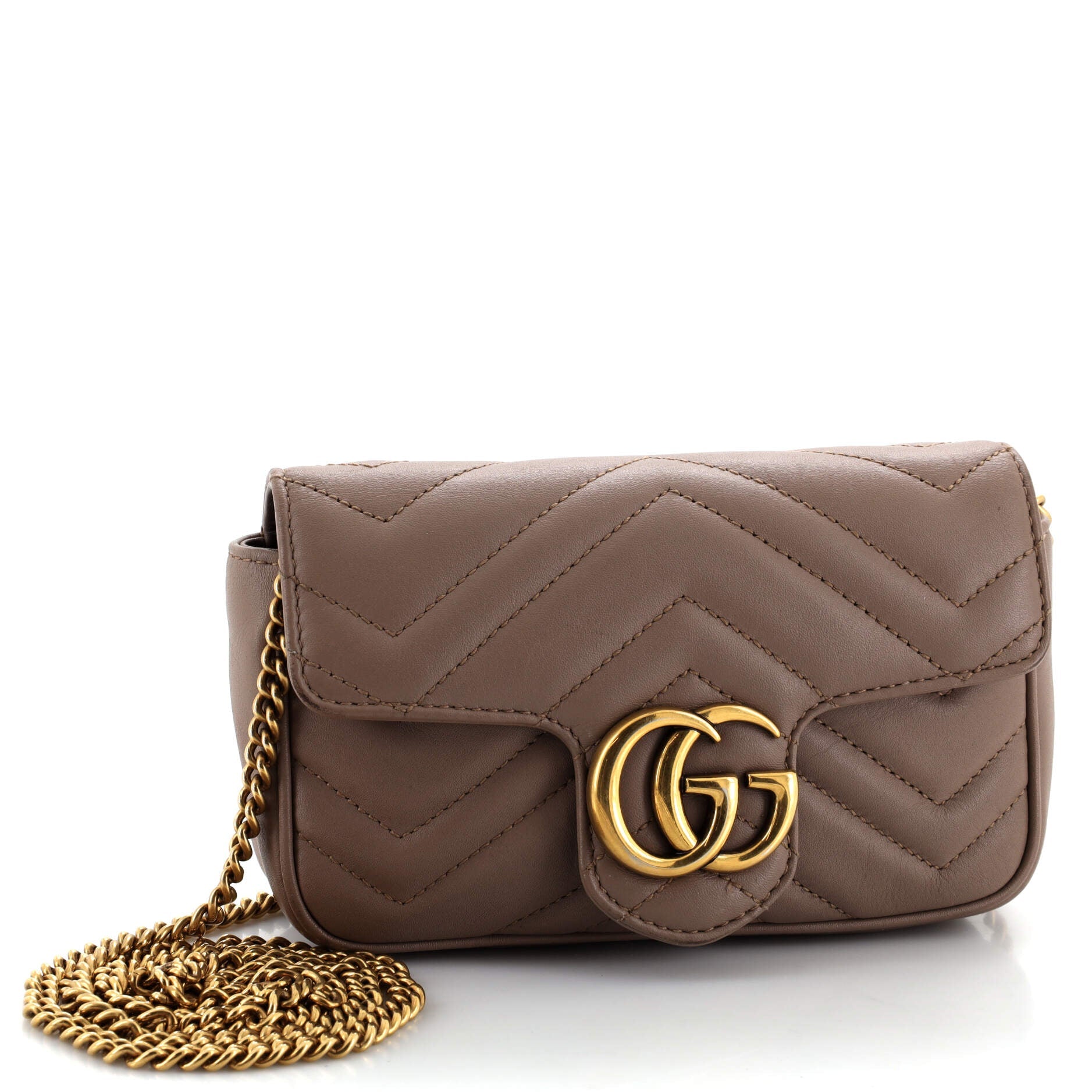 GG Marmont Flap Bag Matelasse Leather Super Mini