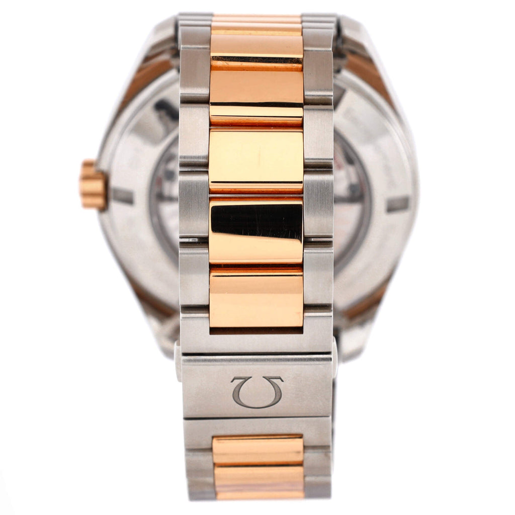 Seamaster Aqua Terra 150M Co‑Axial Chronometer GMT Automatic Watch Stainless Steel and Rose Gold 43