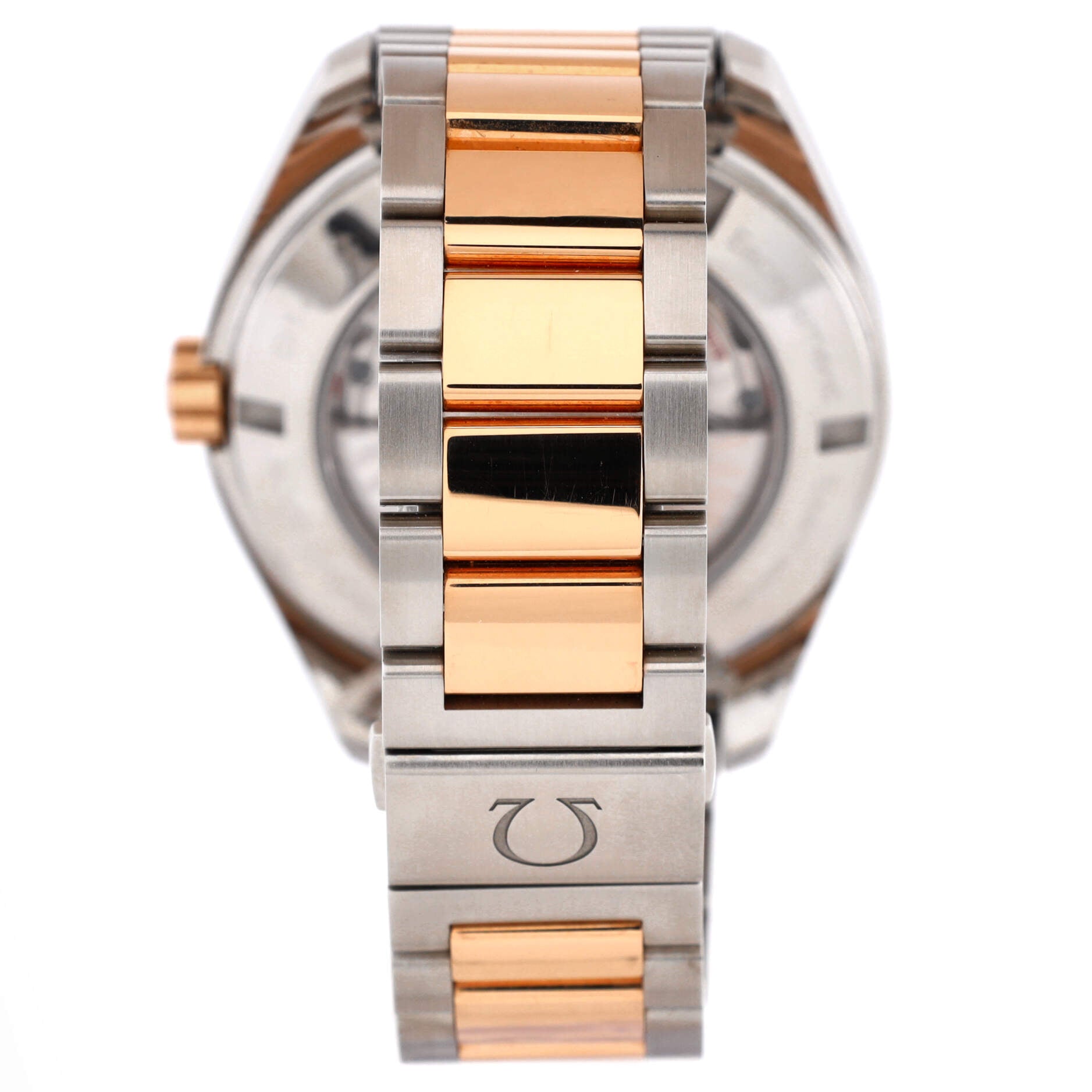 Seamaster Aqua Terra 150M Co‑Axial Chronometer GMT Automatic Watch Stainless Steel and Rose Gold 43
