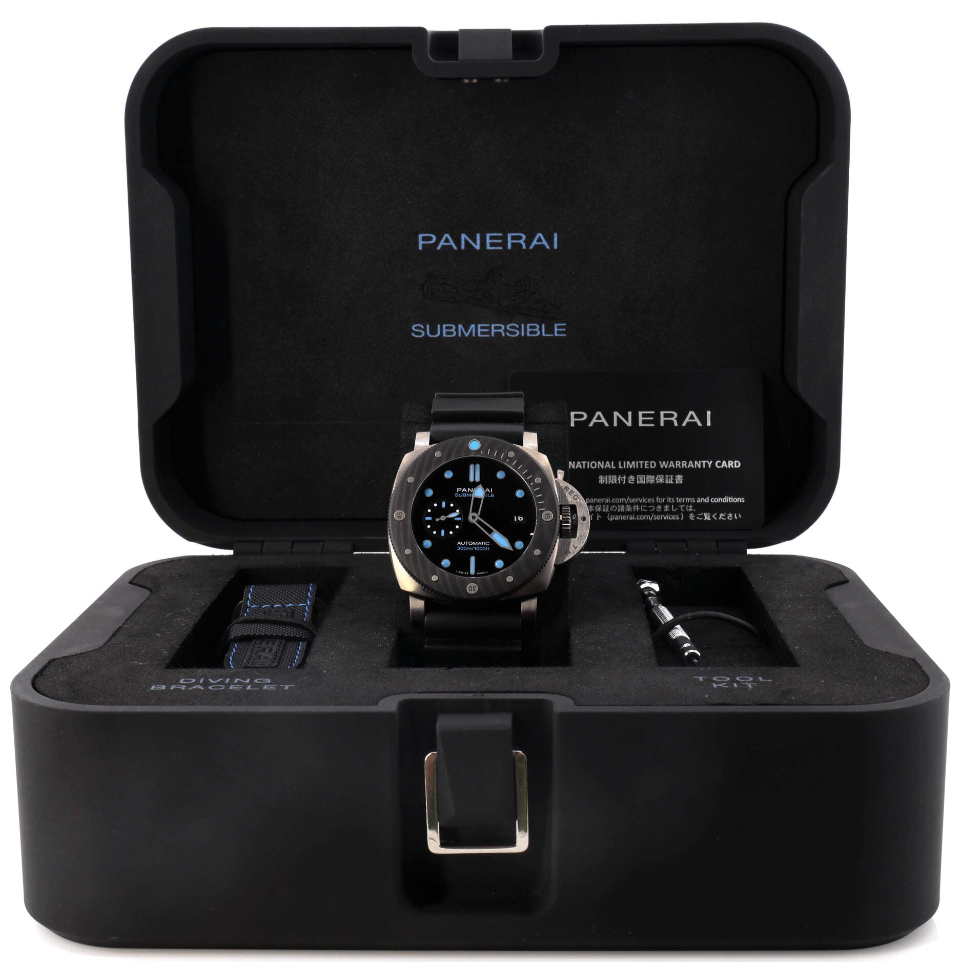 Submersible BMG-TECH Automatic Watch Polycarbonate and Titanium with Rubber 47