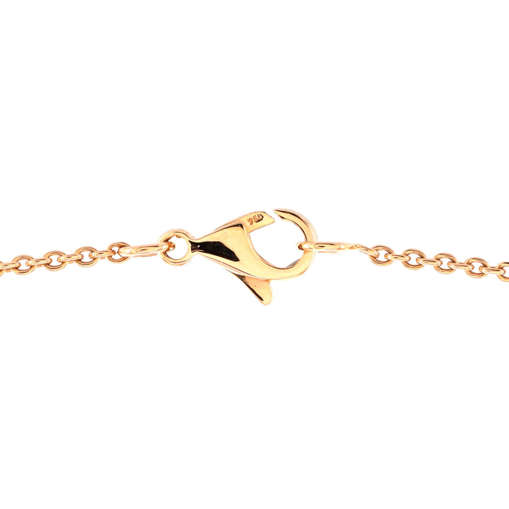 Coeur Heart Pendant Necklace 18K Rose Gold