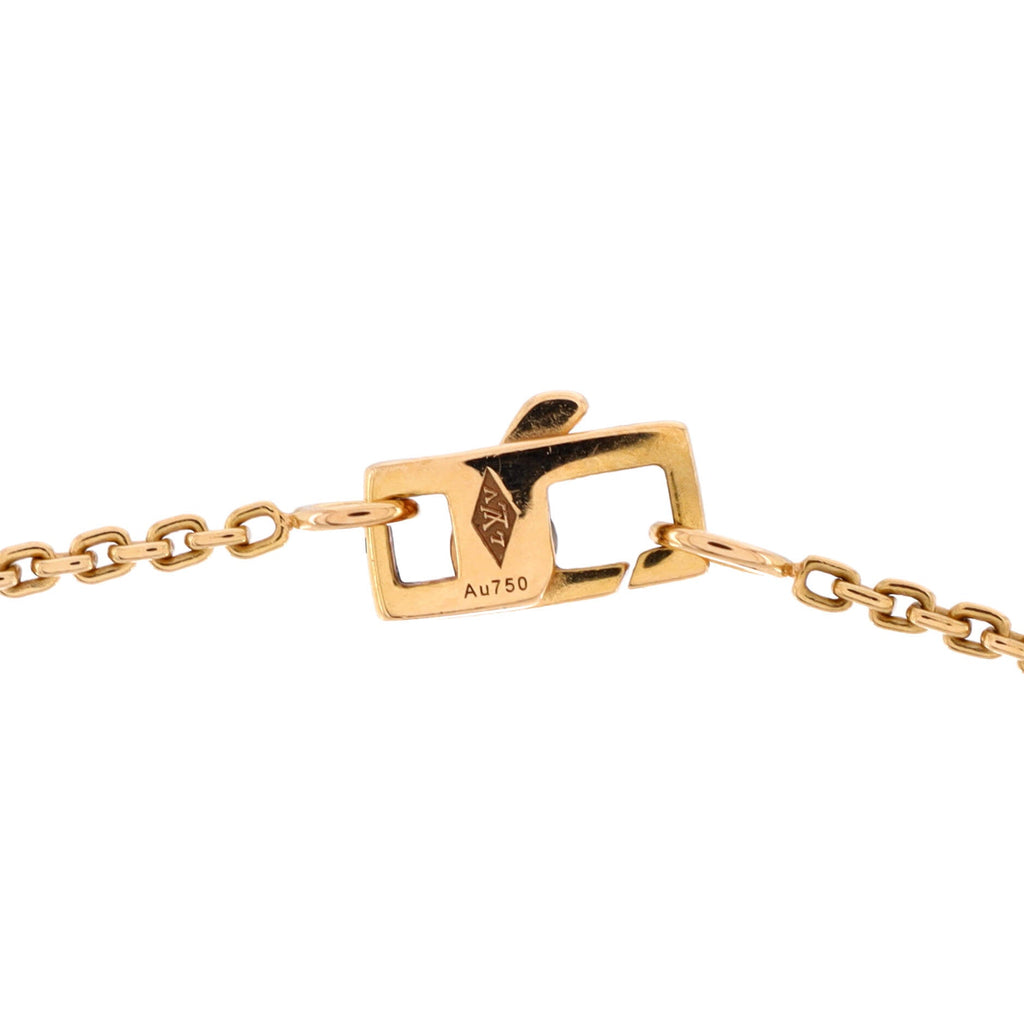 Monogram Idylle Necklace 18K Rose Gold with Diamond