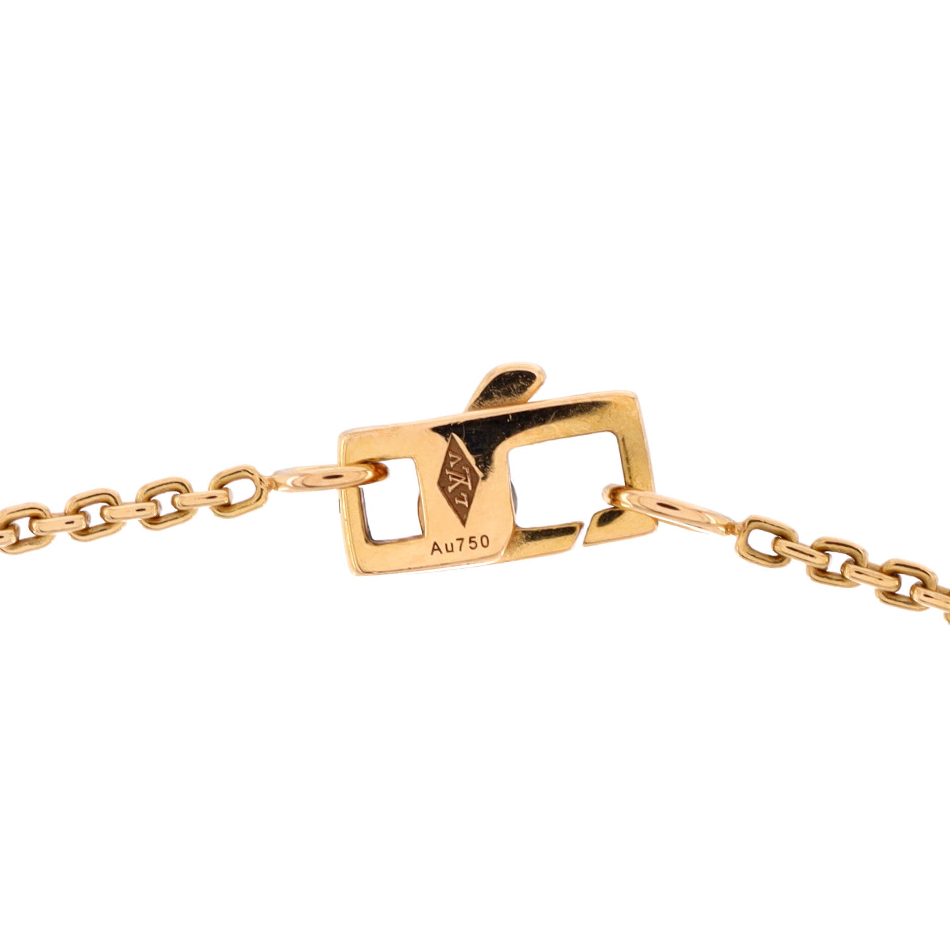Monogram Idylle Necklace 18K Rose Gold with Diamond