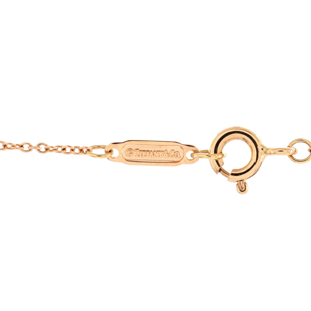 Sentimental Double Heart Pendant Necklace 18K Rose Gold
