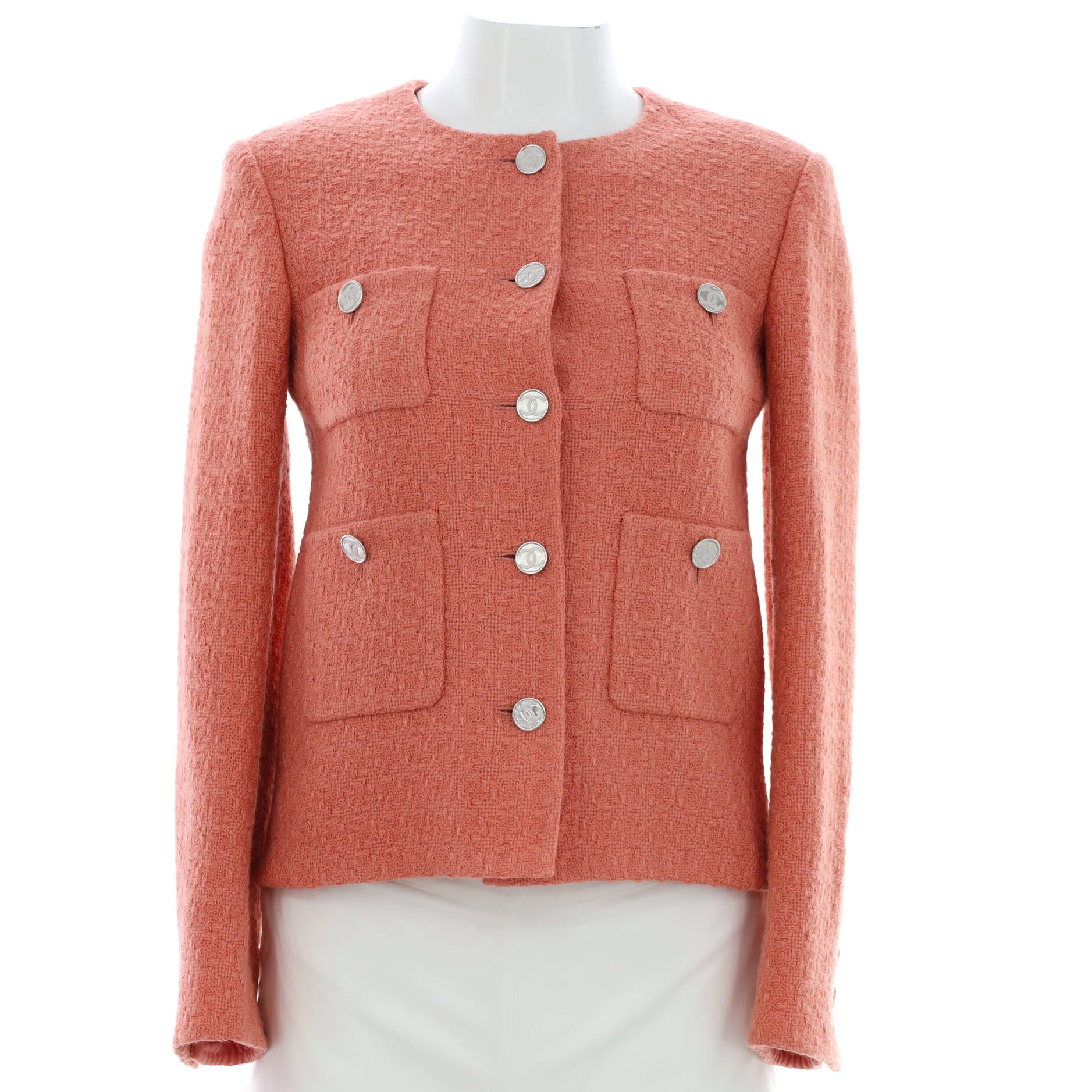 Women's CC Button Four Pocket Jacket Tweed