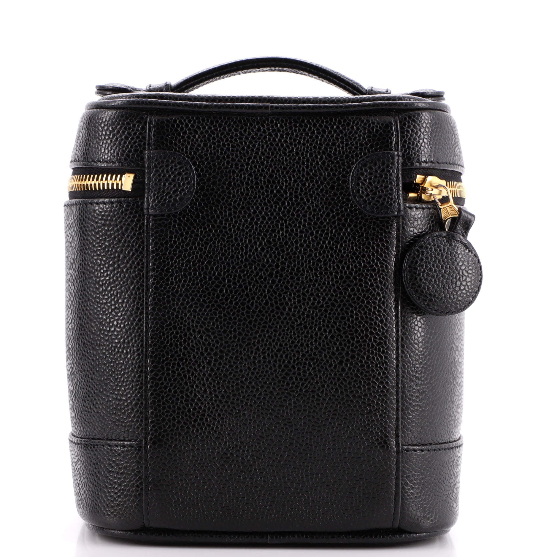 Vintage Timeless Cosmetic Case Caviar Tall