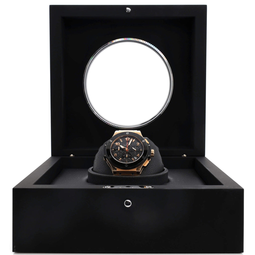 Big Bang Original Chronograph Automatic Watch Ceramic and Rose Gold and Rubber 41
