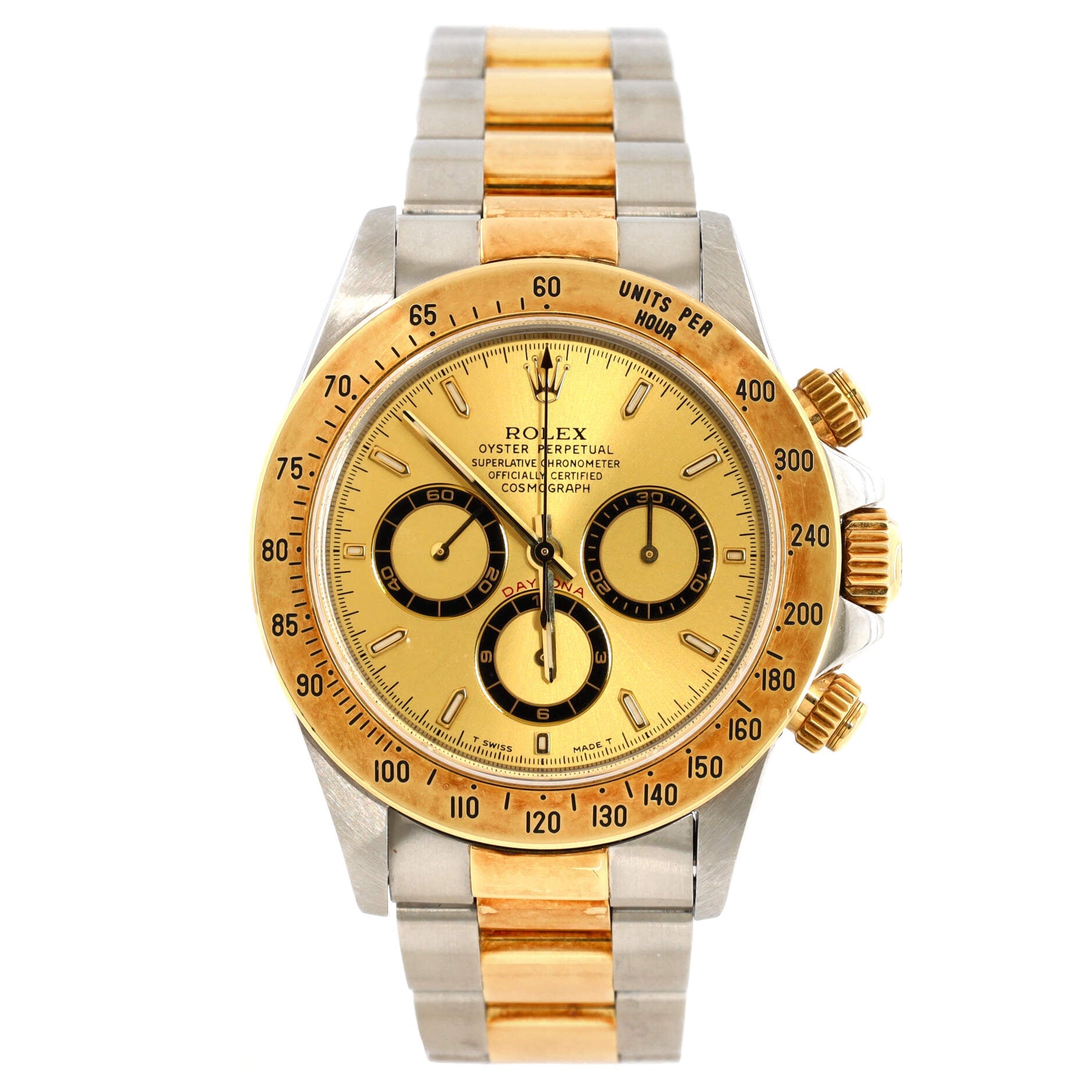 Oyster Perpetual Cosmograph Daytona Automatic Watch Stainless Steel and Yellow Gold 40