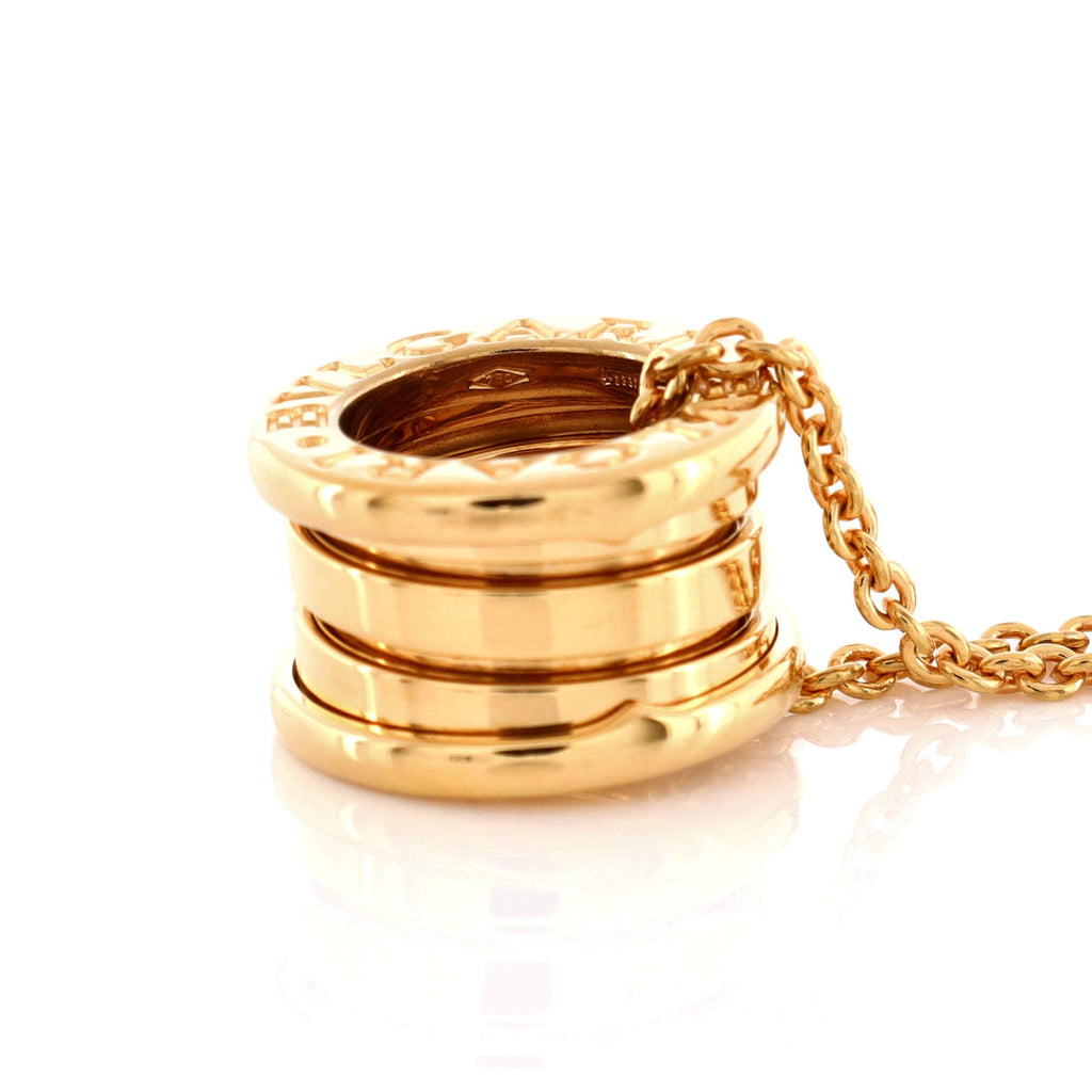 B.Zero1 Pendant Necklace 18K Yellow Gold Small