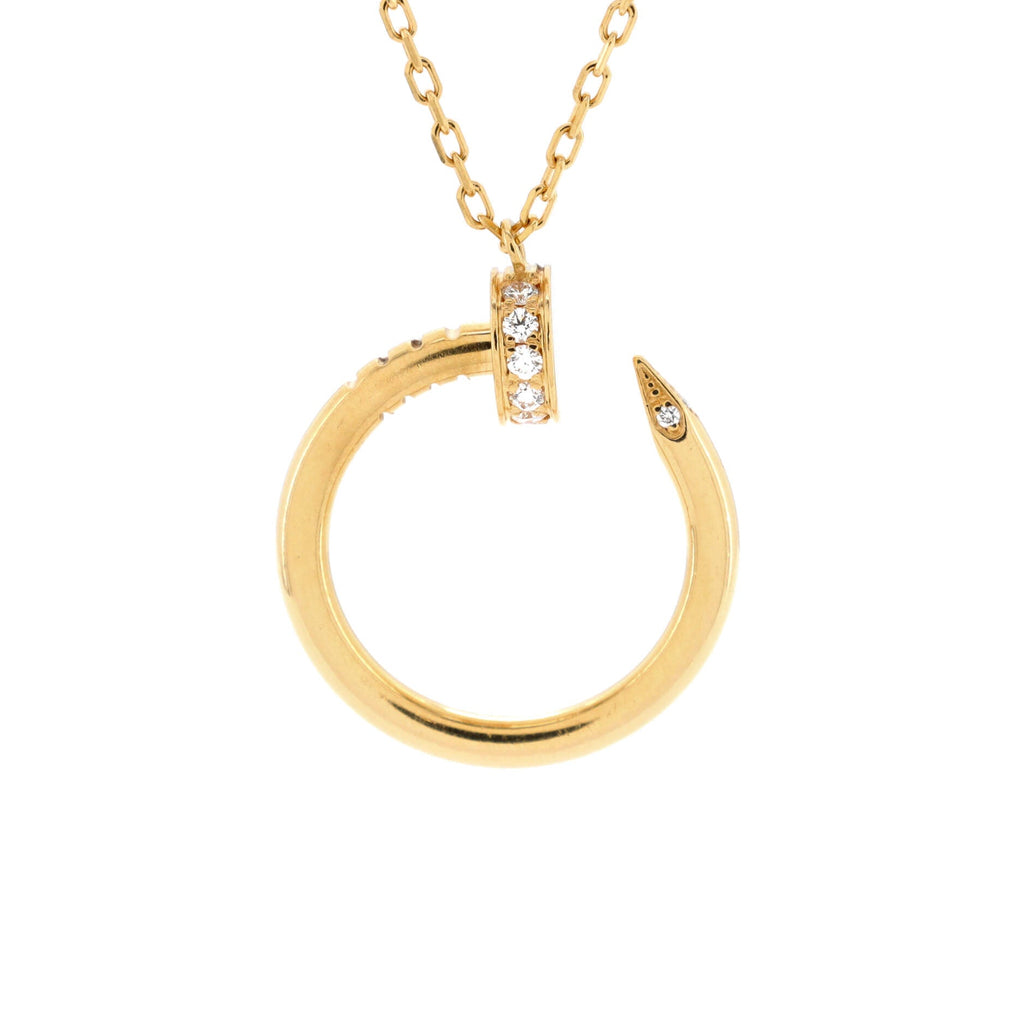 Juste un Clou Pendant Necklace 18K Yellow Gold with Diamonds