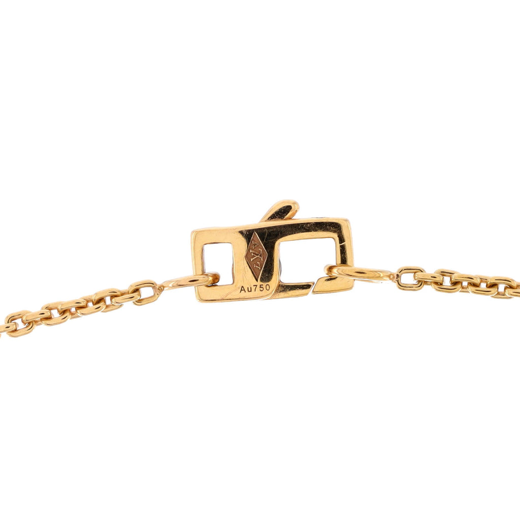 Monogram Idylle Necklace 18K Rose Gold with Diamond
