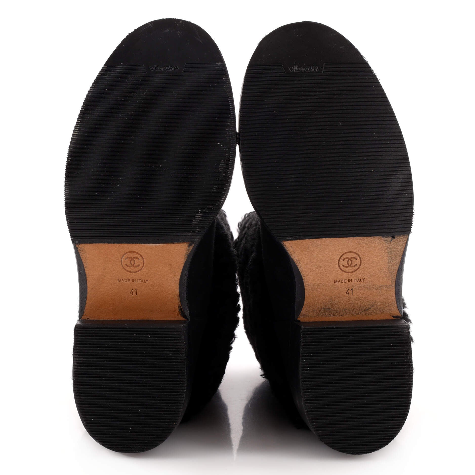 Women's CC Fold Over Boots Suede and Shearling