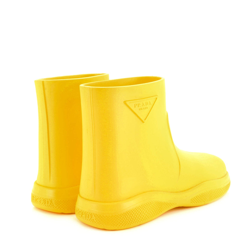 Women's Triangle Logo Rain Boots Rubber