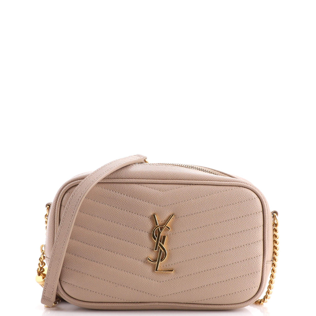 Lou Camera Bag Matelasse Chevron Leather Mini