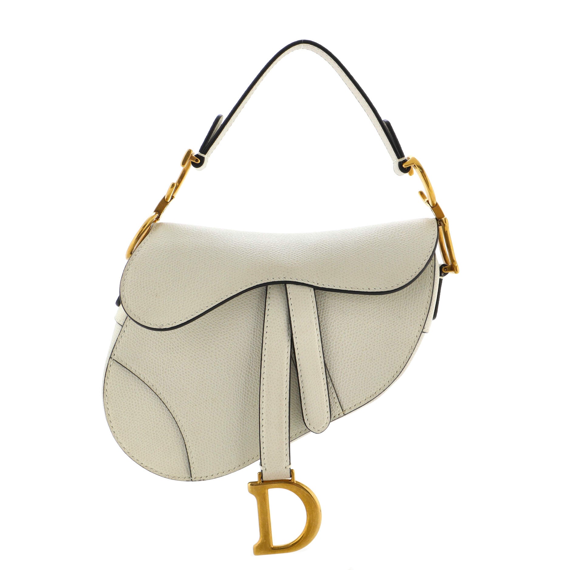 Saddle Handbag Leather Mini