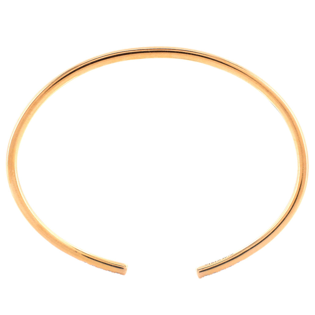 Metro Wire Bracelet 18K Yellow Gold with Diamonds