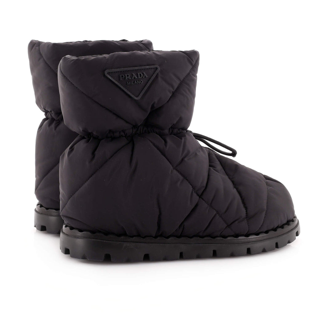 Women's Padded Snow Boots Quilted Nylon