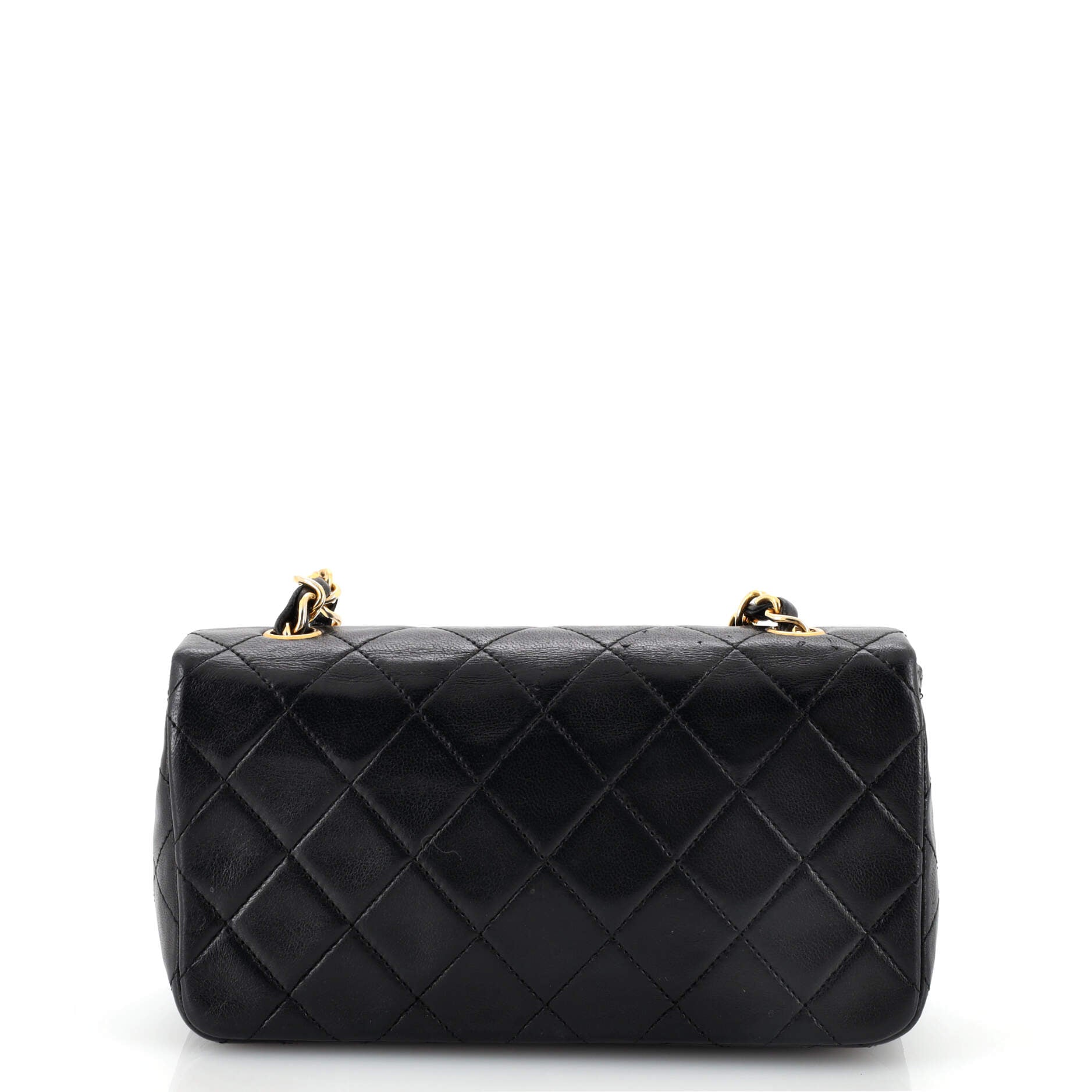 Vintage Full Flap Bag Quilted Lambskin Mini