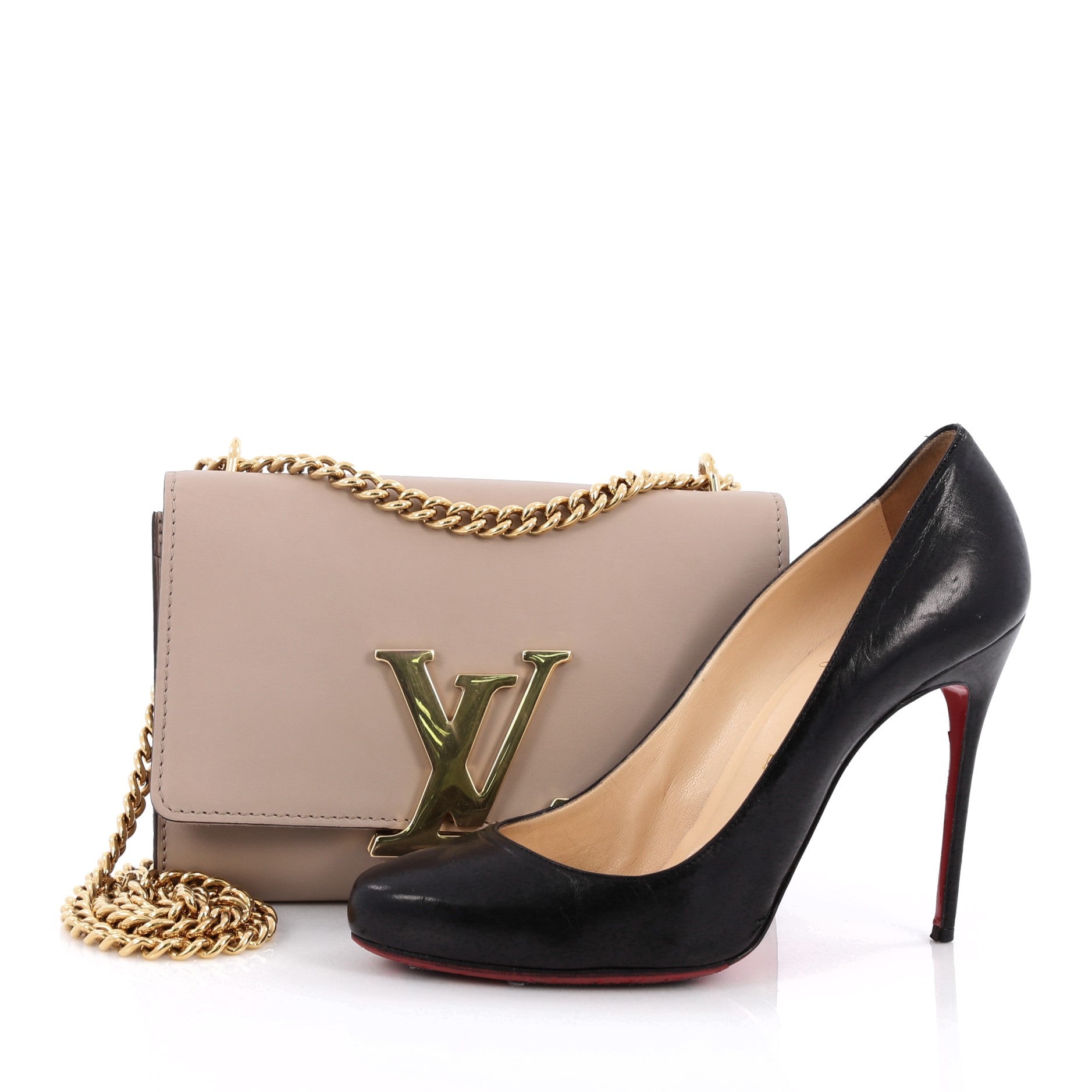 Chain Louise Clutch Leather MM