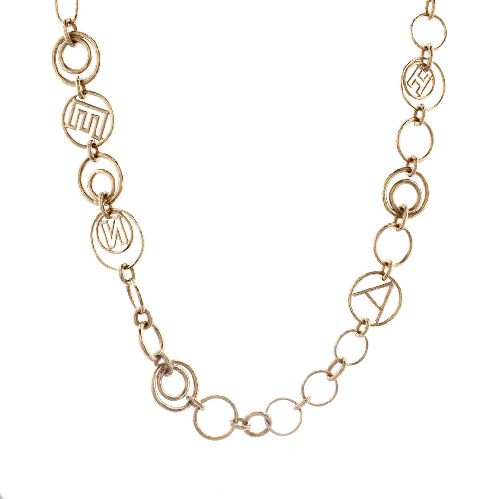 Paris-Cuba Hoop Logo Chain Belt Metal